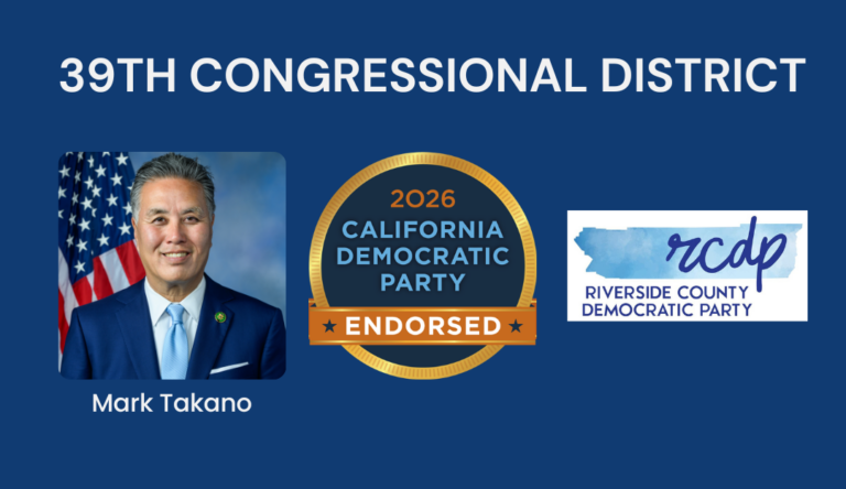Endorsed Candidates - Riverside County Democratic Party